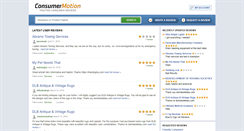 Desktop Screenshot of consumermotion.com